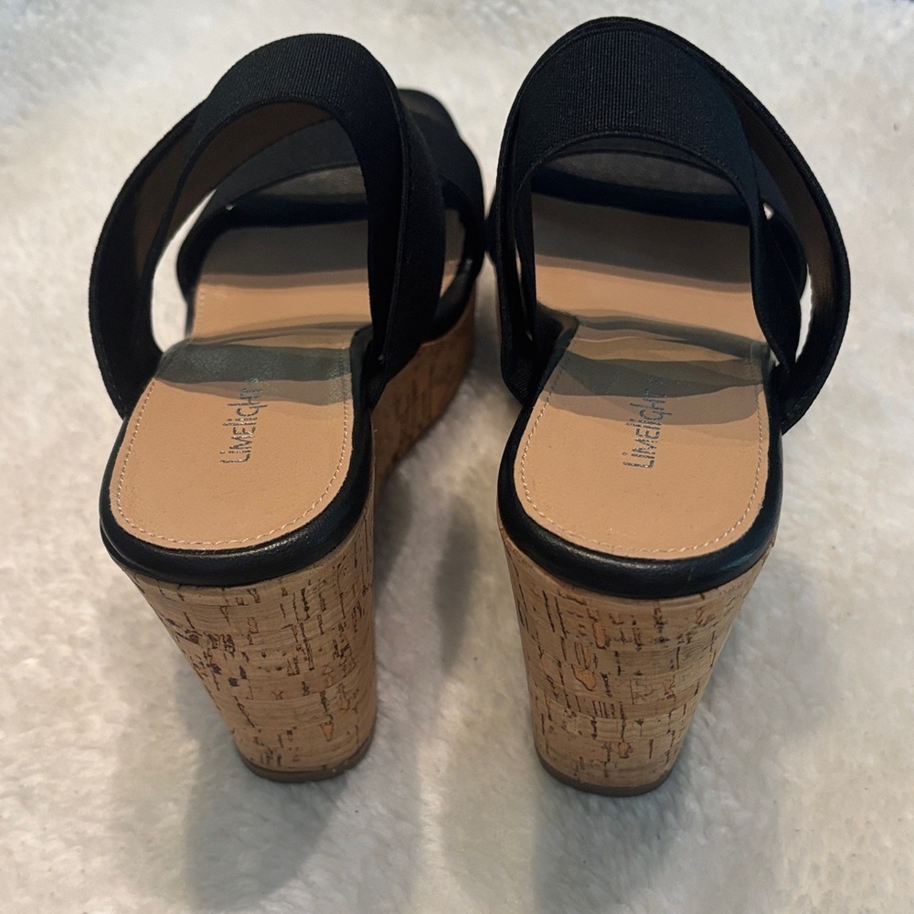 Limelight Black Double Strap Mules - Picture 3 of 6